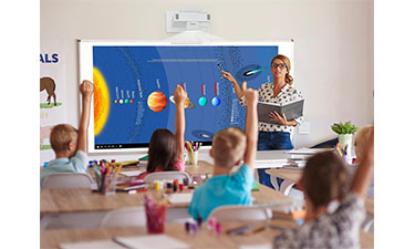 Epson Laser Displays help educators engage the classroom in ways flat panels can’t – for learning that sticks!